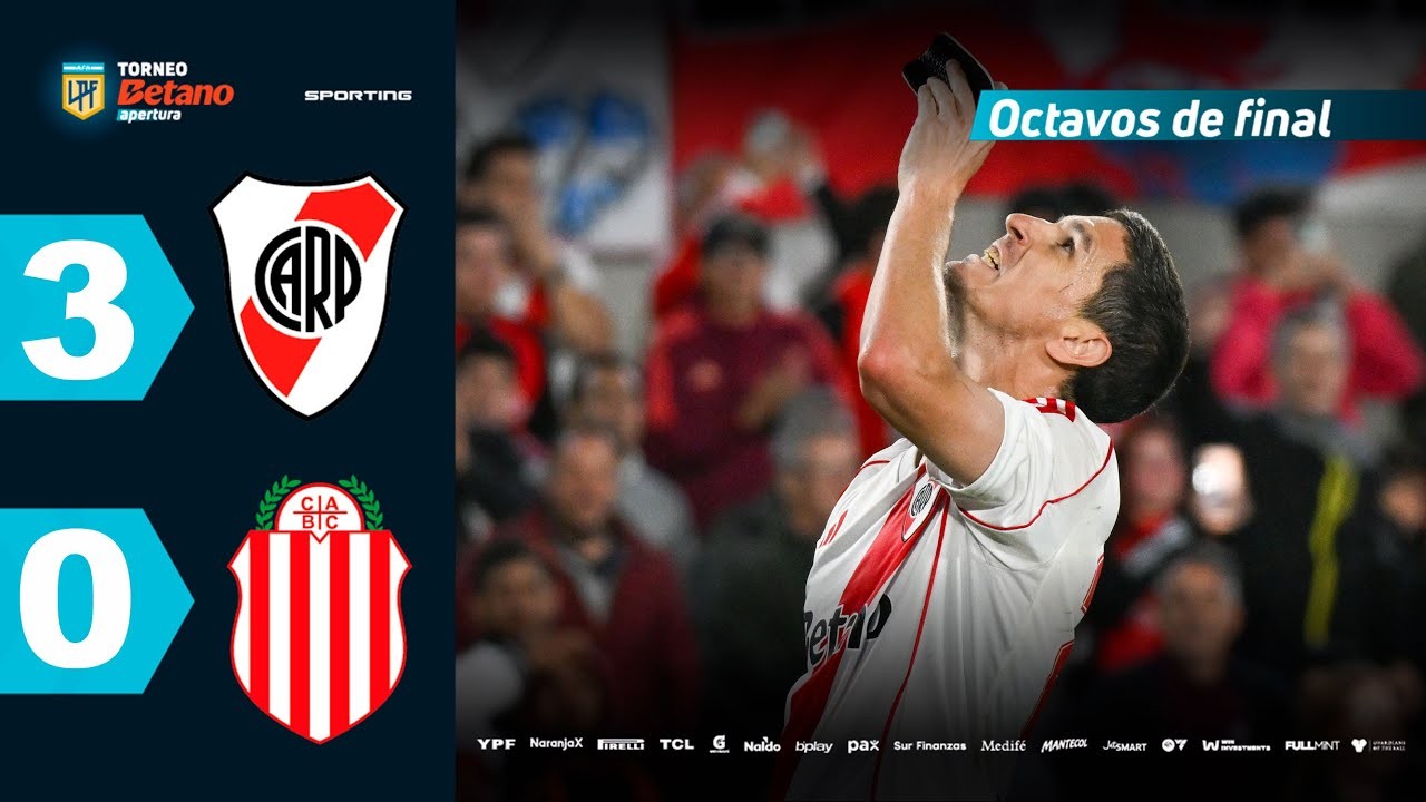 ไฮไลท์บอล อาร์เจนติน่า พรีเมียร์ฯ : ริเวอร์เพลท 3-0 บาร์รากัส เซ็นทรัล วันที่ 13/05/2568