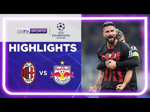 AC Milan 4-0 RB Salzburg | Champions League 22/23 Match Highlights