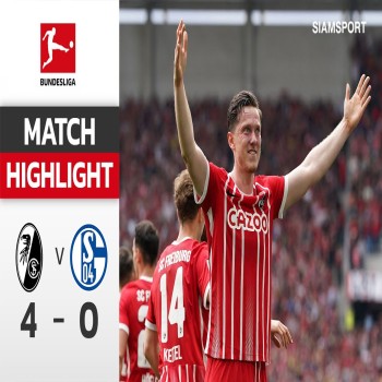 ไฟร์บวร์กถล่มชาลเก้ขาดลอย 4-0 ในศึกบุนเดสลีกา 22-23